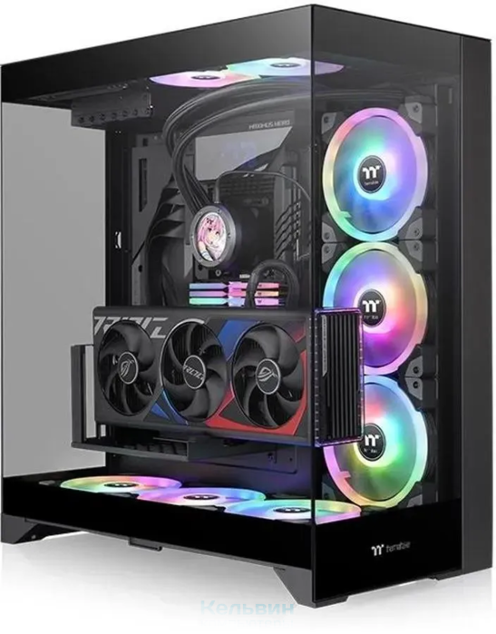 Thermaltake CTE E550 TG черный без БП ATX 8x120mm 6x140mm 2xUSB3.0 audio bott PSU (CA-1Z8-00M1WN-00)