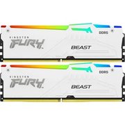 Kingston DIMM DDR5 2x16Gb 5600Mhz CL40 (Kit of 2) FURY Beast White RGB XMP (KF556C40BWAK2-32)