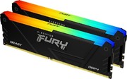 Kingston DIMM DDR4 2x8Gb 3733Mhz CL19 (Kit of 2) FURY Beast RGB (KF437C19BB2AK2/16)