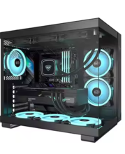 PCCOOLER C3 T500 BK, Panoramic Mid Tower, Black, TG, 0.7 SPCC, no fans ATX, mATX, mITX 175/400/200mm 1x2.5", 2x3.5", 6xPCI 1xUSB-C 3.1, 2xUSB-A 3.0 415x295x368mm