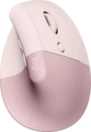 Logitech Lift розовый оптическая 4000dpi беспров. BT/Radio USB 5but (910-006487)