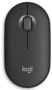 Logitech Pebble 2 M350S графитовый оптическая 4000dpi silent беспров. BT для ноутбука 2but (910-006988)