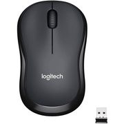 Logitech Silent M221 silent черный оптическая 1000dpi беспров. USB 2but (910-006510/910-004882)