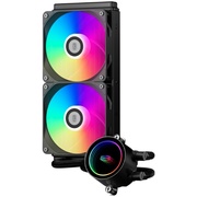 PCCOOLER LM300 ARGB BK, Flat Mid Tower, Black, TG, 0.45 SPCC, 1x120mm mATX, mITX 170/330/150mm 2x2.5", 2x3.5", 5xPCI 1xUSB-A 3.0, 2xUSB-A 2.0 375x205x427mm