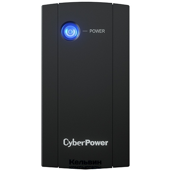 CyberPower UTC650E, Line-Interactive, 650VA/360W, 2 Schuko розетки, Black, 0.84х0.159х0.252м., 3.8кг
