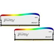 Kingston DIMM DDR4 2x8Gb 3200Mhz CL16 (Kit of 2) FURY Beast White RGB SE (KF432C16BWAK2/16)