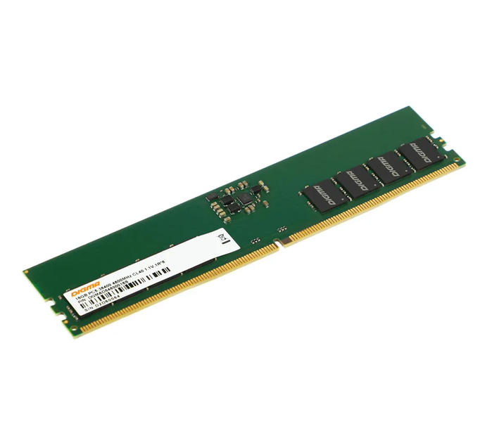 DIMM DDR5 16Gb Digma DGMAD54800016S RTL 4800Mhz CL40 1.1В single rank Ret