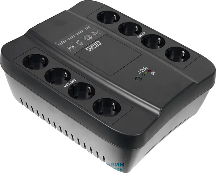 Powercom Spider SPD-650U 390Вт 650ВА черный