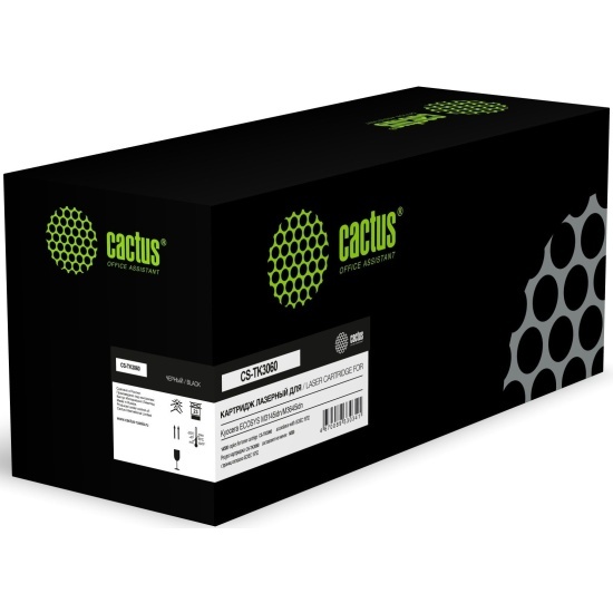 Сactus CS-TK3060 TK-3060 черный (14500стр.) для Kyocera ECOSYS M3145idn/M3645idn