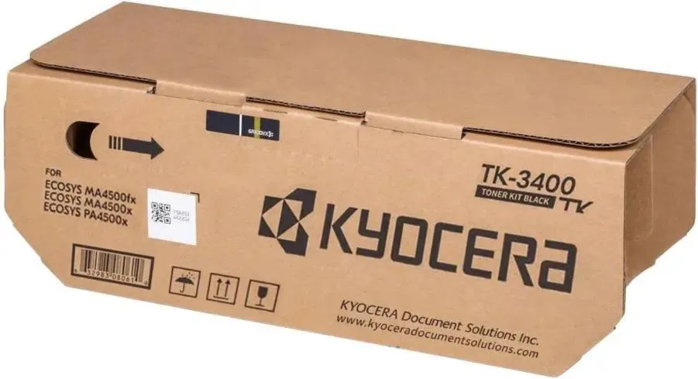 Kyocera TK-3400 1T0C0Y0NL0 черный (12500стр.) для Kyocera Kyocera ECOSYS PA4500x/ECOSYS PA5000x/ECOSYS PA5500x/ECOSYS PA6000x/ECOSYS MA4500x/ECOSYS MA4500fx