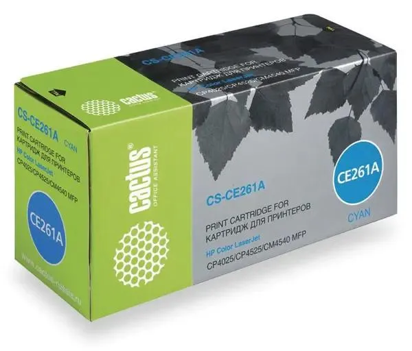 Cactus CS-CE261A голубой 11000стр., для HP LJ CP4025/CP4525/CM4540