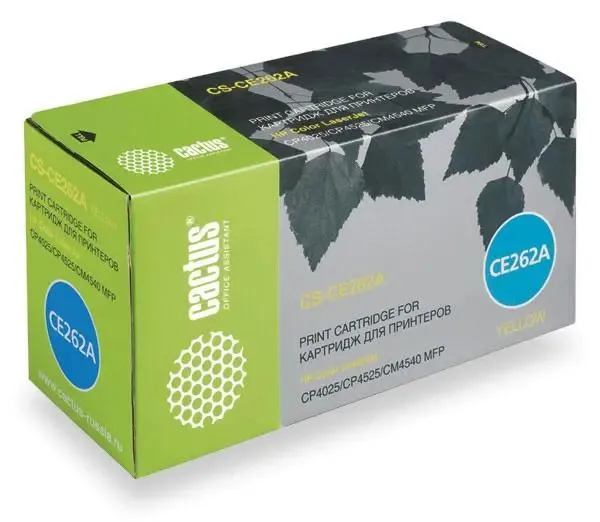Cactus CS-CE262A жёлтый 11000стр., для HP LJ CP4025/CP4525/CM4540