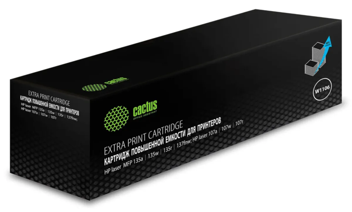 Cactus CSP-W1106-MPS черный (5000стр.) для HP Laser 107a/107r/107w/135a MFP/135r MFP/135w MFP/137fnw MFP