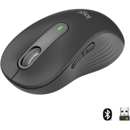 Logitech M650L графитовый оптическая 4000dpi silent беспров. BT/Radio USB 5but (910-006388)