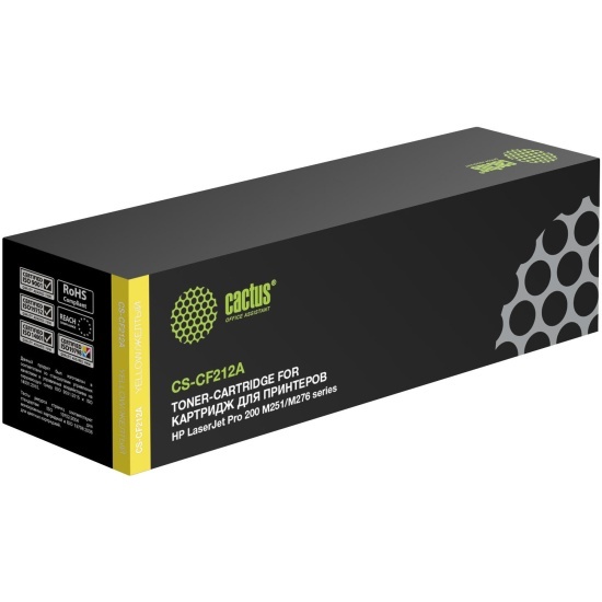 CACTUS CS-CF212A для HP жёлтый