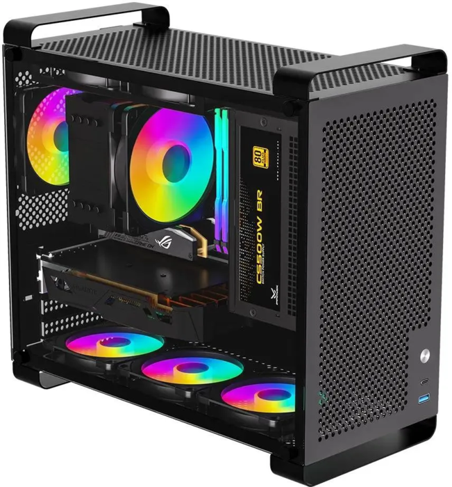 Accord ACC-GCUB4 черный без БП mATX 1xUSB3.0 audio