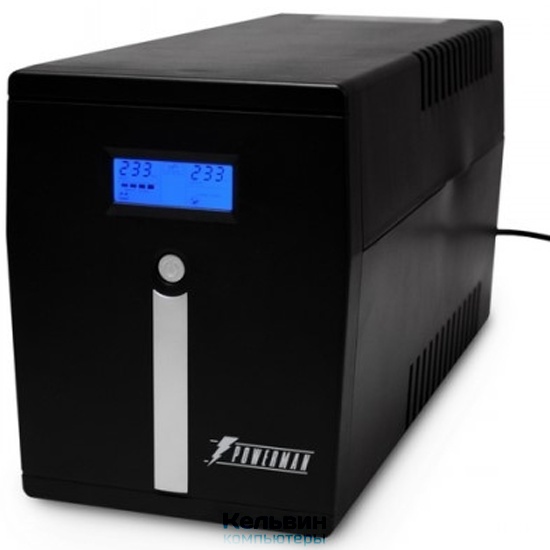 POWERMAN Smart Sine 2000, LCD, линейно-интерактивный, 2000ВА, 1400Вт, 4 евророзетки с резервным питанием, USB, батарея 12В 9Ач 2 шт., 380мм х 158мм х 198мм, 12.7 кг./ UPS POWERMAN Smart Sine 2000, LCD, line-interactive, 2000VA, 1400W, 4 eurosockets w