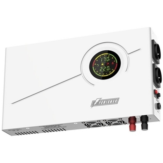 POWERMAN Smart 500 INV, линейно-интерактивный, 500ВА/300Вт, 140-275В, 2 евророзетки, внешняя батарея 12В от 33Ач до 200Ач (не входит в комплект поставки), ток заряда 10А, ЖК-дисплей, навесной, 410мм х 268мм х 70мм, 7.74 кг./ UPS POWERMAN Smart 500