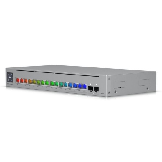 Ubiquiti UniFi Switch Pro Max 16 PoE PoE-коммутатор в стойку, 4х 2.5G RJ45, 12х 1G RJ45, 2х 10G SFP+, раздача 180 Вт (USW-Pro-Max-16-PoE)