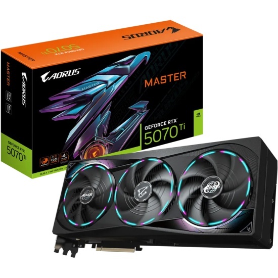 Gigabyte GeForce RTX 5070 Ti AORUS MASTER 16Gb GV-N507TAORUS M-16GD