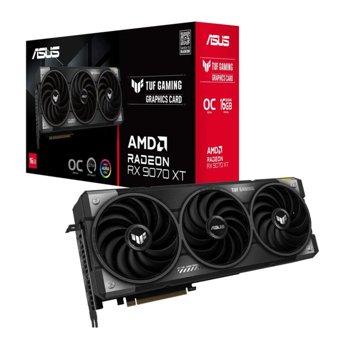 Asus Radeon RX 9070 XT TUF GAMING OC 16Gb TUF-RX9070XT-O16G-GAMING
