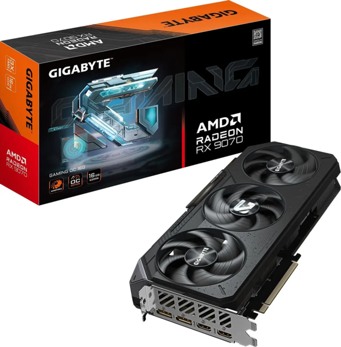 Gigabyte Radeon RX 9070 GAMING OC 16GB (GV-R9070GAMING OC-16GD)