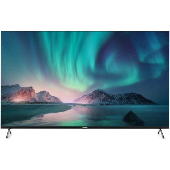 Hyundai 55" H-LED55BU7006 Android TV Frameless Metal черный 4K Ultra HD 60Hz DVB-T DVB-T2 DVB-C DVB-S DVB-S2 USB WiFi Smart TV