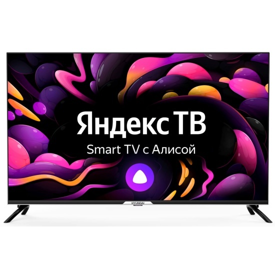 Hyundai 50" H-LED50BU7003 Яндекс.ТВ Frameless черный 4K Ultra HD 60Hz DVB-T DVB-T2 DVB-C DVB-S DVB-S2 USB WiFi Smart TV