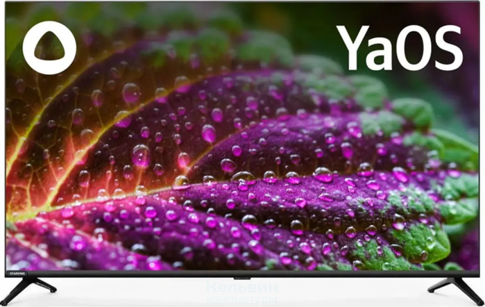 Starwind 43" SW-LED43SG300 Яндекс.ТВ Frameless черный FULL HD 60Hz DVB-T DVB-T2 DVB-C DVB-S DVB-S2 USB WiFi Smart TV