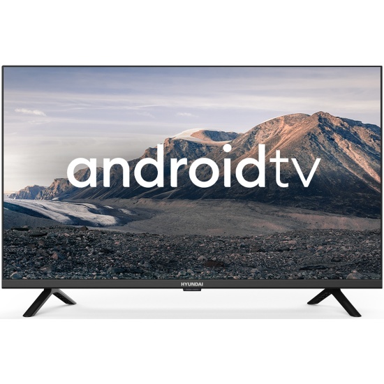 Hyundai 32" H-LED32BS5002 Android TV Frameless черный HD 60Hz DVB-T2 DVB-C DVB-S DVB-S2 USB WiFi Smart TV