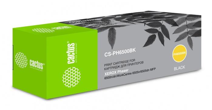 Cactus CS-PH6500BK 106R01604 черный (3000стр.) для Xerox Phaser 6500