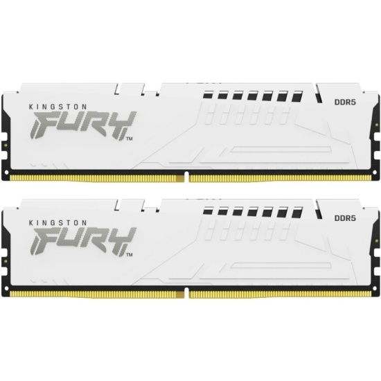 DIMM DDR5 2x16Gb Kingston 6000Mhz CL36 FURY Beast White EXPO (KF560C36BWE2K2-32)