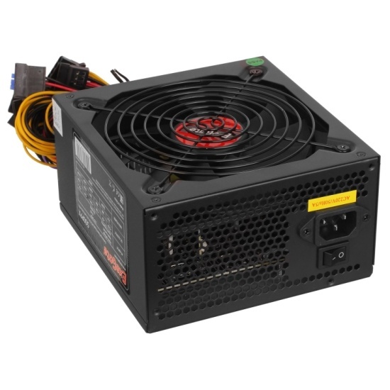 Exegate EX221640RUS 450W 450PPX RTL, ATX, black, APFC, 14cm, 24p+(4+4)p, PCI-E, 4*IDE, 5*SATA, FDD