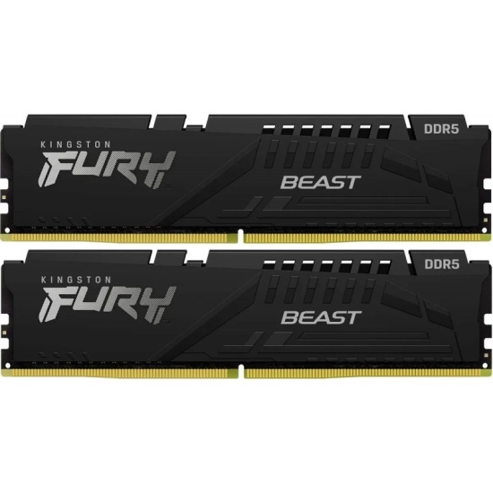 DIMM DDR5 2x16Gb Kingston 6400Mhz CL32 FURY Beast Black EXPO (KF564C32BBEK2-32)