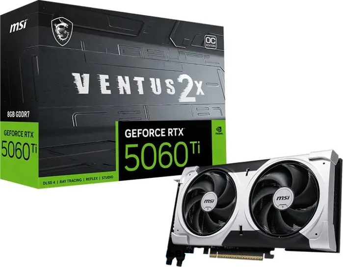 MSI GeForce RTX 5060 Ti 8G VENTUS 2X OC PLUS