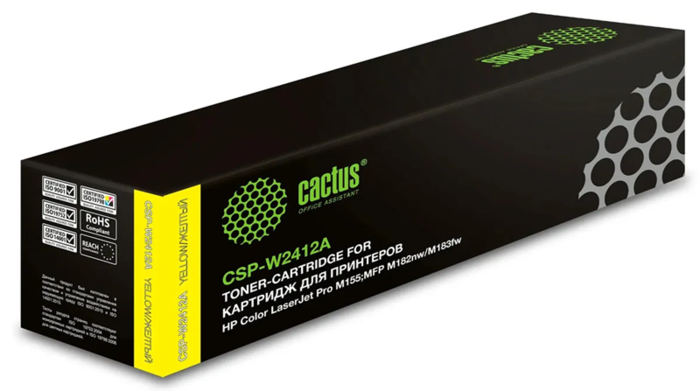 Cactus CSP-W2412A 216A желтый (850стр.) для HP Color LaserJet Pro M155,MFP M182nw/M183fw