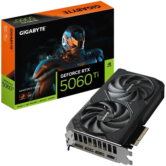 Gigabyte GeForce RTX 5060 Ti WINDFORCE OC 8GB (GV-N506TWF2OC-8GD)
