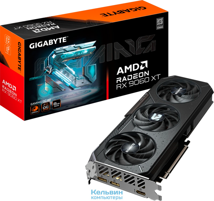 Gigabyte Radeon RX 9060XT GAMING OC 8Gb (GV-R9060XTGAMING OC-8GD)