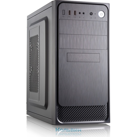 Foxline Forza mATX, 450W, 2xUSB3.0, Black, w/o FAN, 12 cm fan PSU, power cord