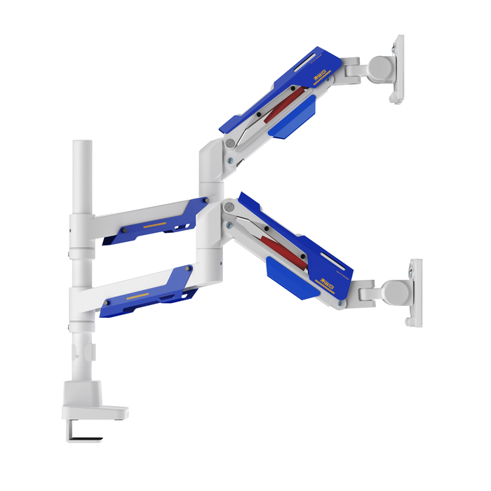 Ultramounts UM744WB белый/синий 24"-57" макс.27кг крепление к столешнице поворот и наклон