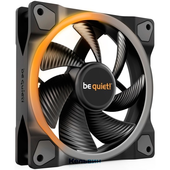 be quiet! LIGHT WINGS 120mm PWM (120x120x25mm, 4-pin PWM, ARGB, 41.5CFM, 20.6dBA, 1700RPM, Black) (BL072)