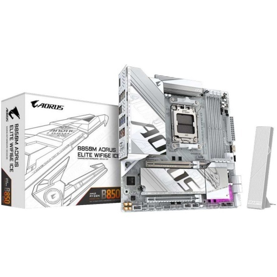 Gigabyte B850M AORUS ELITE WIFI6E ICE