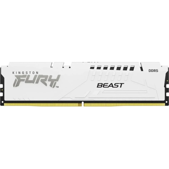 DIMM DDR5 16Gb Kingston KF560C30BWE-16 Fury Beast White Expo 6000Mhz CL30 1.4В kit single rank с радиатором