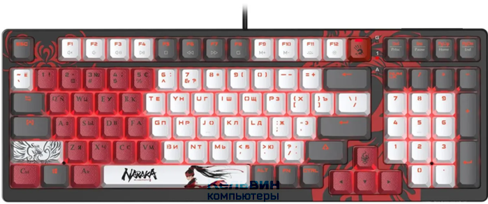 A4Tech Bloody S98 Naraka BLMS Plus механическая черный/красный USB for gamer LED (S98 NARAKA BLMS RED PLUS)
