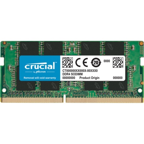 SO-DIMM DDR4 16Gb Crucial 3200MHz CL22 1.2V (Retail) (CT16G4SFRA32A)
