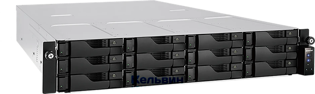 СХД ASUSTOR AS6512RD 12Bay/Intel Atom C3538, 2.1GHz/8GB DDR4/noHDD,LFF(HDD,SSD),/2x1GbE(LAN)/4xUSB3.2