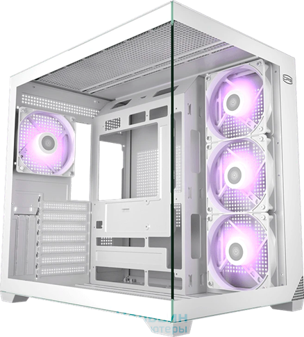 PCCooler C3T700 ARGB WH, Midi-Tower, TG, 4x120mm ARGB, 1xUSB-A 3.0 + 1xUSB-A 2.0 + 1xUSB-C, ATX, mATX, mITX White