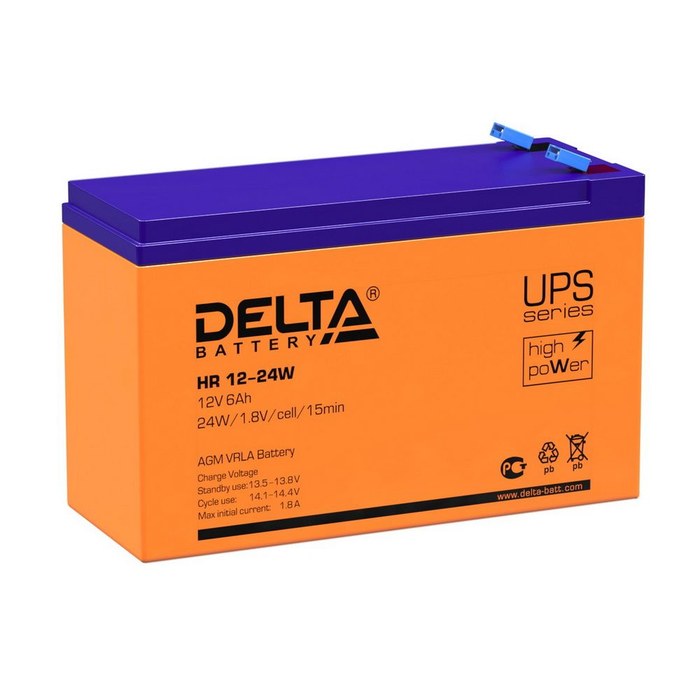 Delta UPS HR 12-24 W (12V / 6Ah) Батарея для UPS