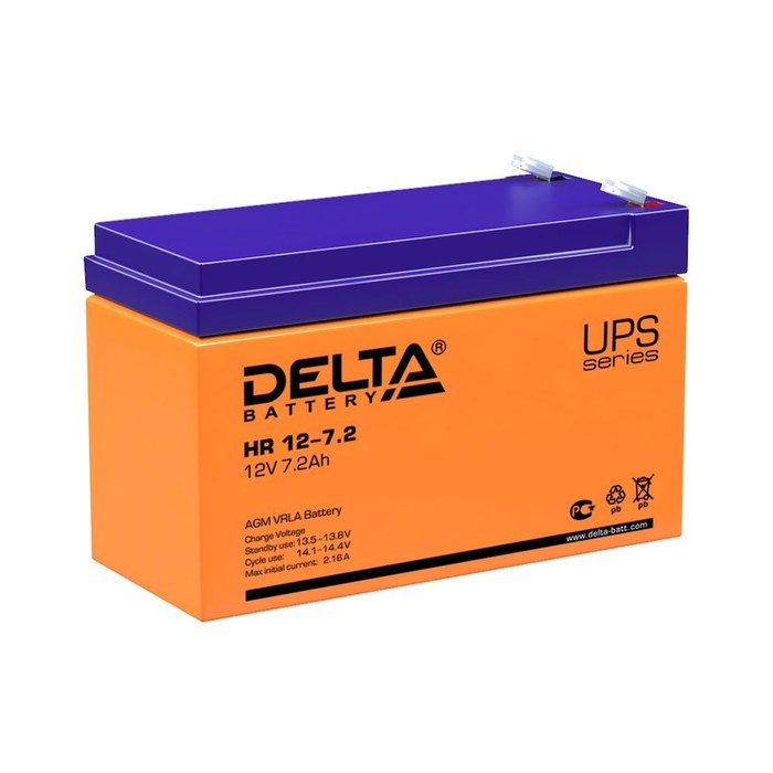 Delta UPS HR 12-7.2 (12V / 7.2Ah) Батарея для UPS