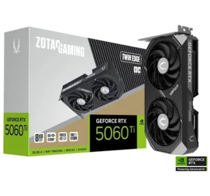 Zotac GeForce RTX 5060 Ti TWIN EDGE OC 8GB (ZT-B50610H-10M)